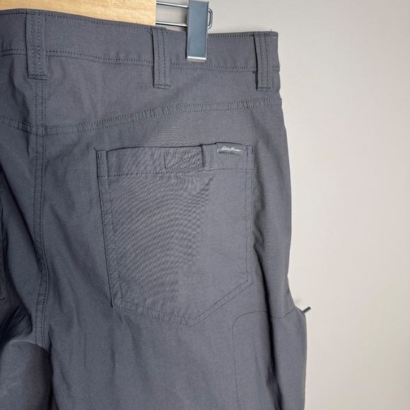 Eddie Bauer Men's 36x32 TECH Pants Outdoor Performance Lightweight Hiking Gray - Picture 8 of 15